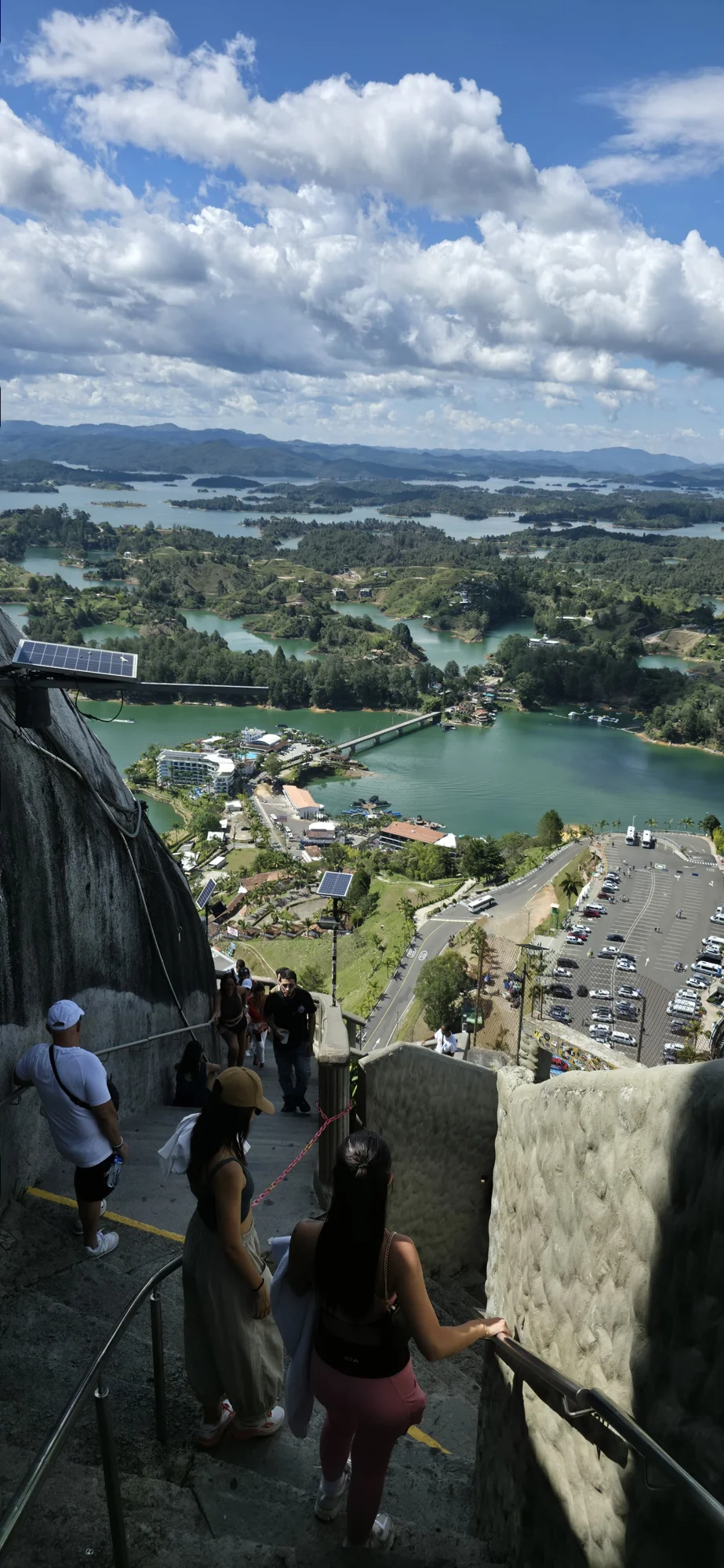 Steps at El Peñol overlooking Guatapé